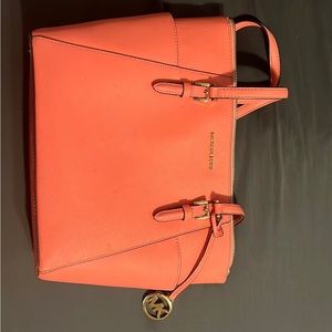 Coral Michael Kors Tote
